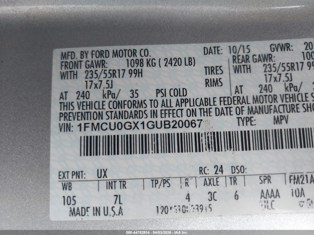 Ford Escape Se