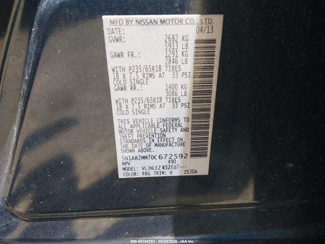 Nissan Pathfinder Sv
