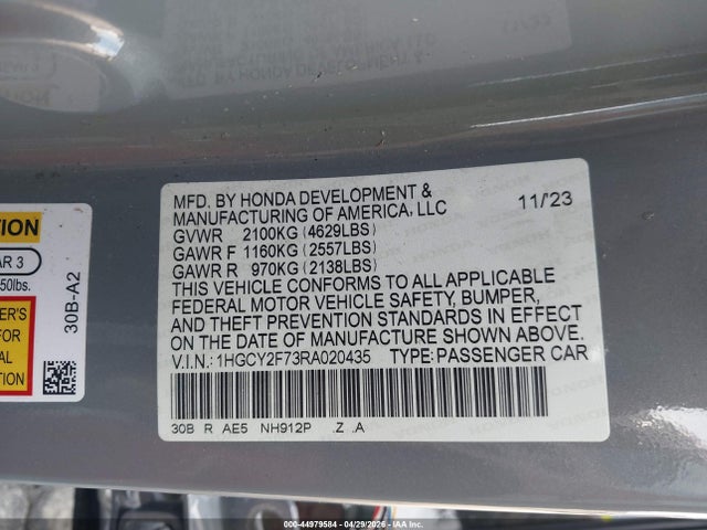 Honda Accord Sport-l