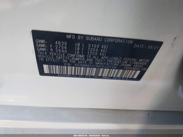 Subaru Legacy Premium