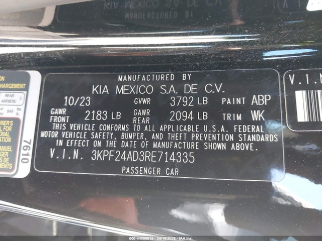 Kia Forte Lxs