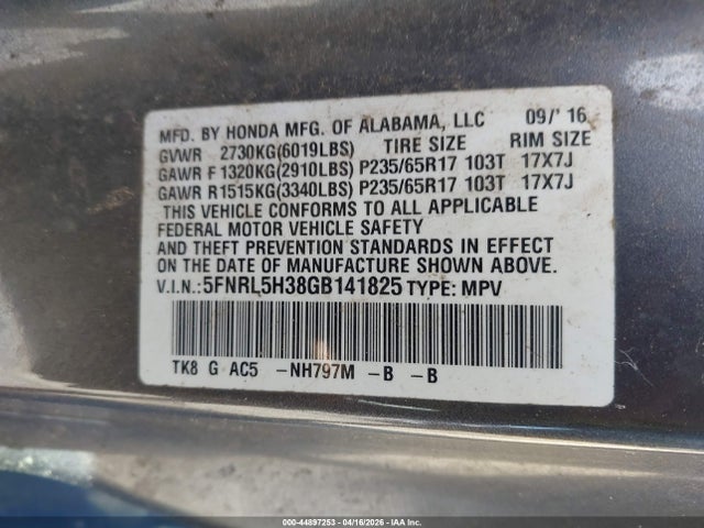Honda Odyssey Se