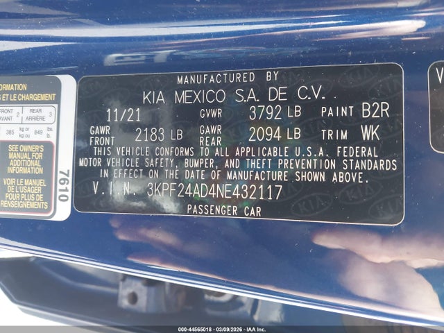 Kia Forte Lxs
