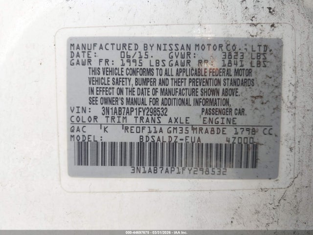 Nissan Sentra Sv