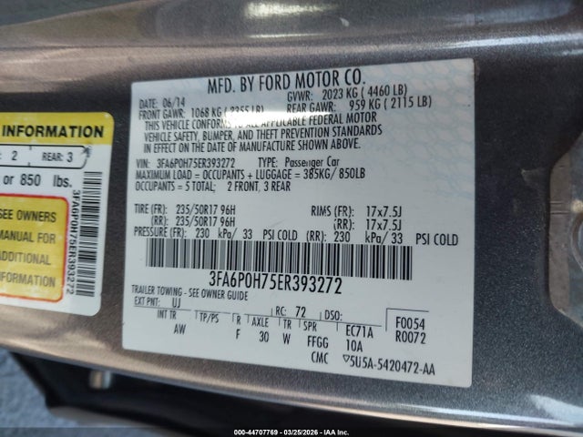 Ford Fusion Se