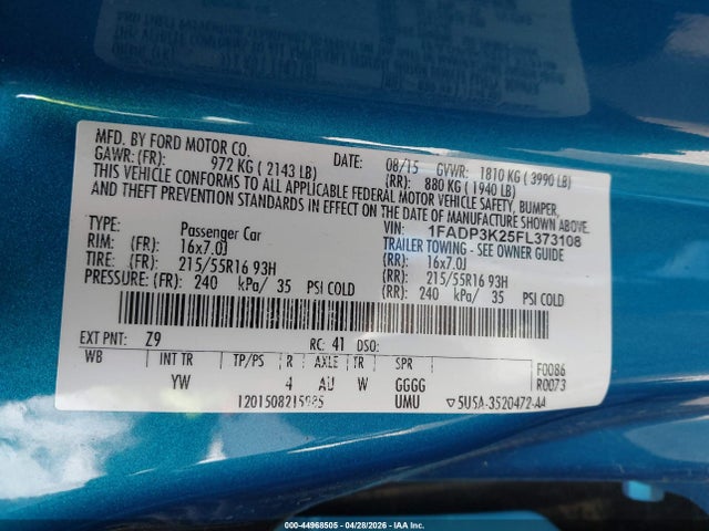Ford Focus Se
