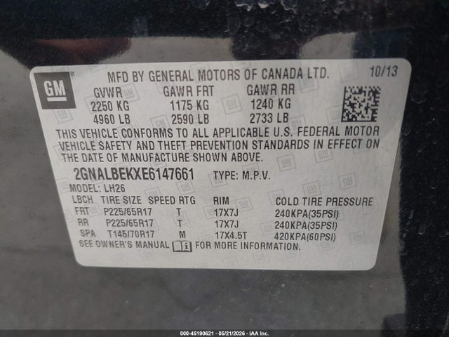Chevrolet Equinox 1lt