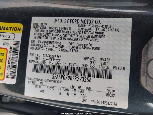 Ford Fusion Titanium