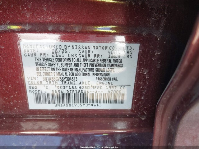Nissan Sentra Sv
