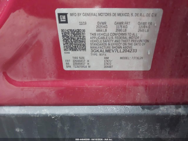 GMC Terrain Fwd Sle