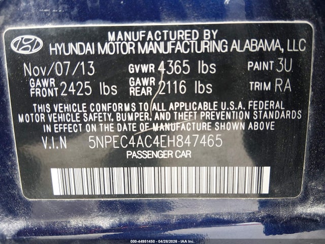 Hyundai SONATA Se