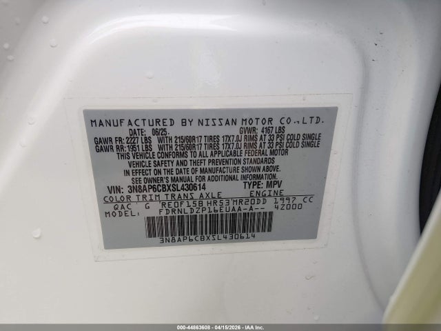 Nissan Kicks Sv Intelligent Awd