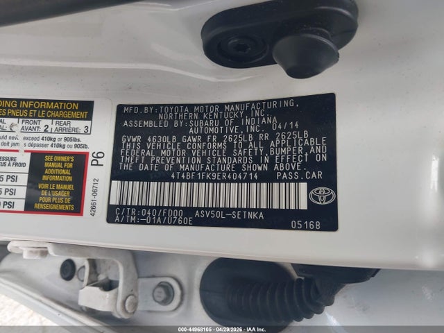 Toyota Camry Le