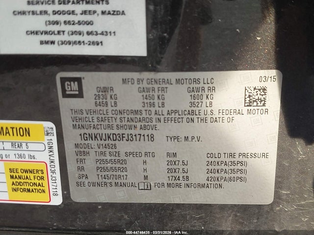 Chevrolet Traverse Ltz