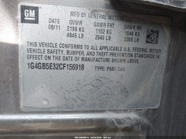 Buick LaCrosse Convenience Group