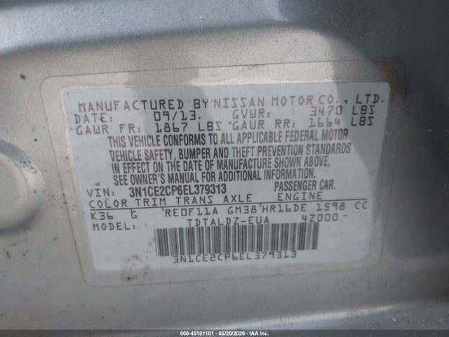 Nissan Versa Sv