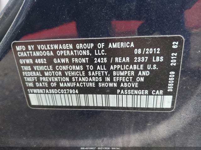 Volkswagen Passat 2.0l Tdi Se