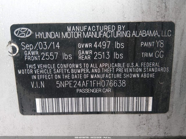Hyundai SONATA Se