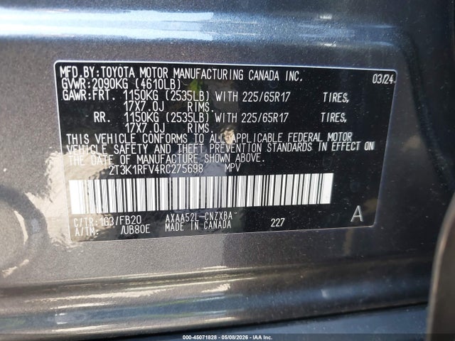 Toyota RAV4 Le