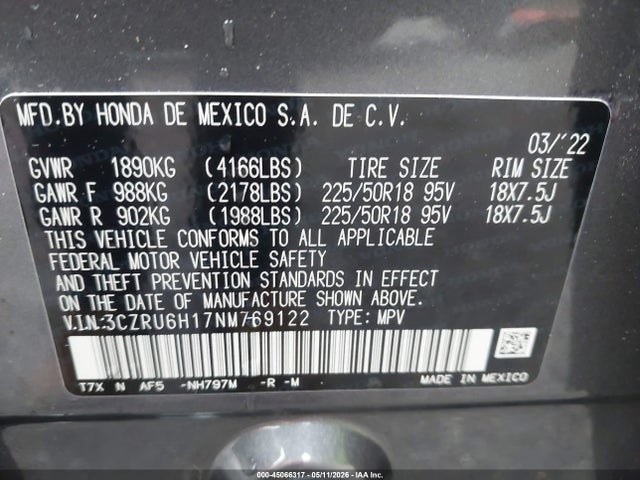 Honda HR-V Awd Sport
