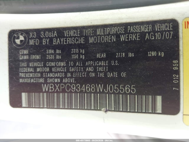 BMW X Series 3.0si