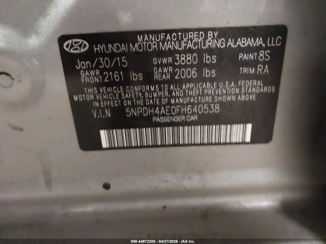 Hyundai ELANTRA Se