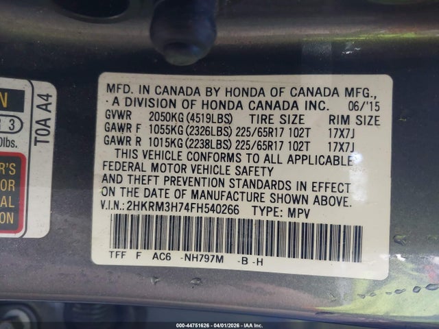Honda CR-V Ex-l