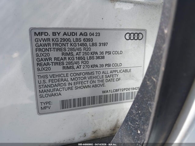 Audi Q7 Premium Plus 45 Tfsi Quattro Tiptronic