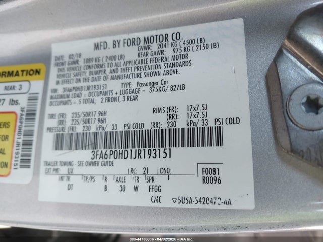 Ford Fusion Se