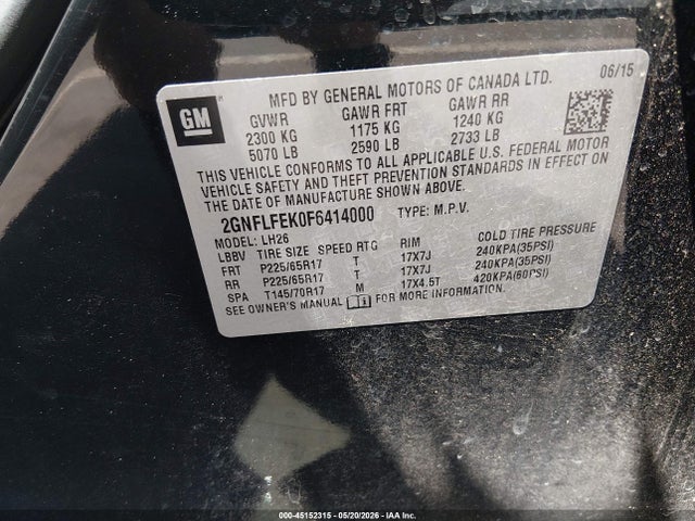 Chevrolet Equinox 1lt