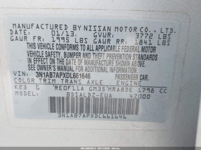 Nissan Sentra Sv