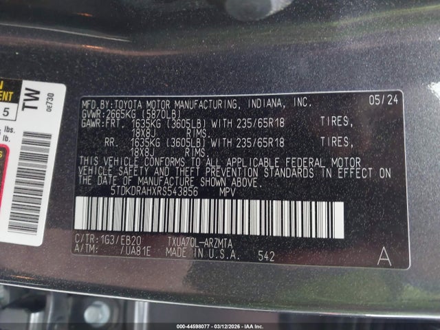Toyota Highlander Xle