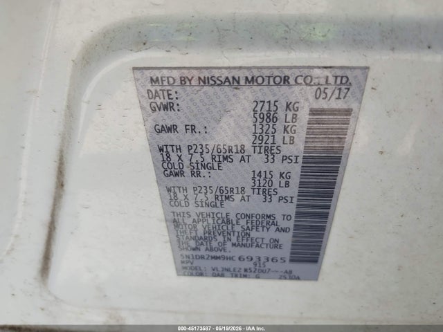 Nissan Pathfinder Sv
