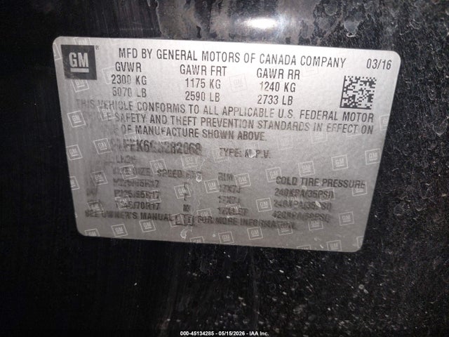 Chevrolet Equinox Lt