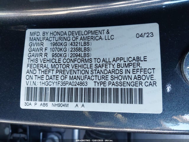 Honda Accord Ex