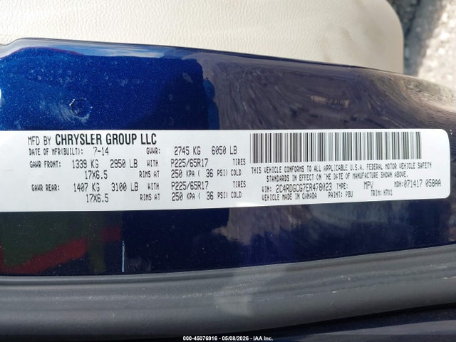 Dodge Grand Caravan Sxt