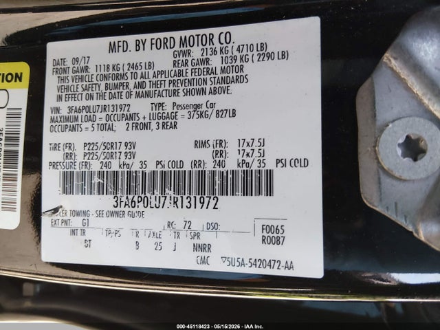 Ford Fusion Se