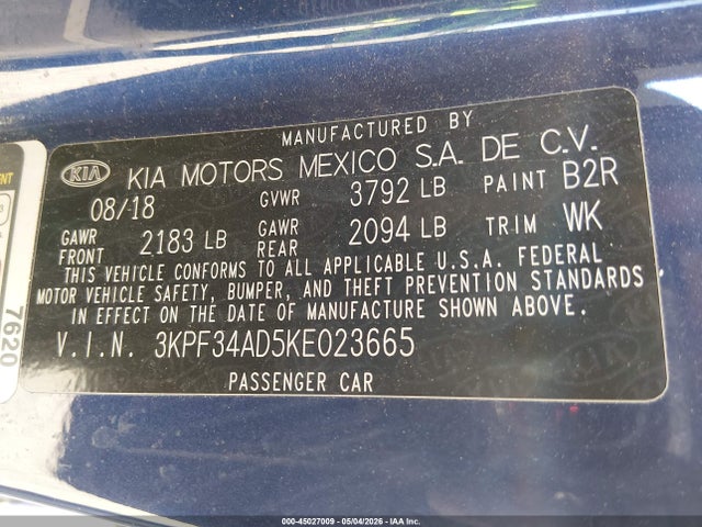 Kia Forte S