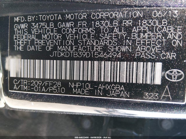 Toyota Prius c Three
