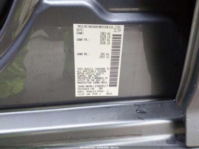 Nissan Altima S Fwd