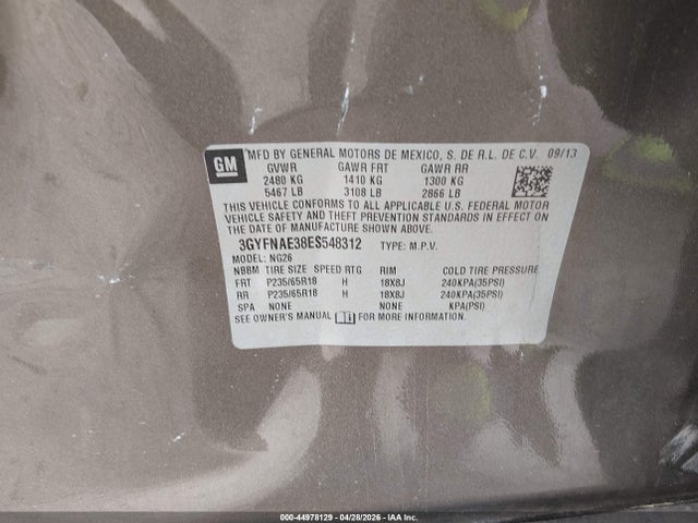 Cadillac SRX Standard