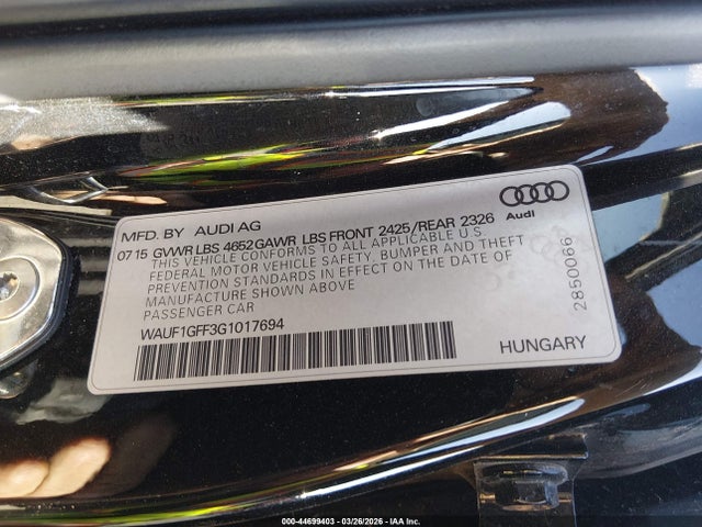 Audi S3 2.0t Premium Plus