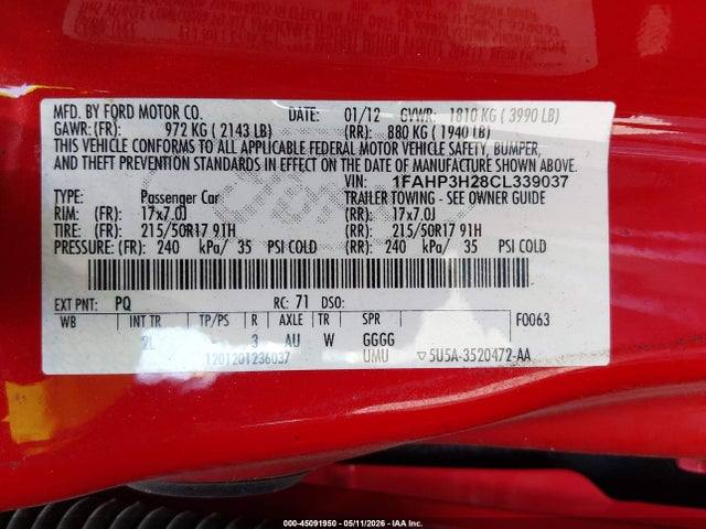 Ford Focus Sel