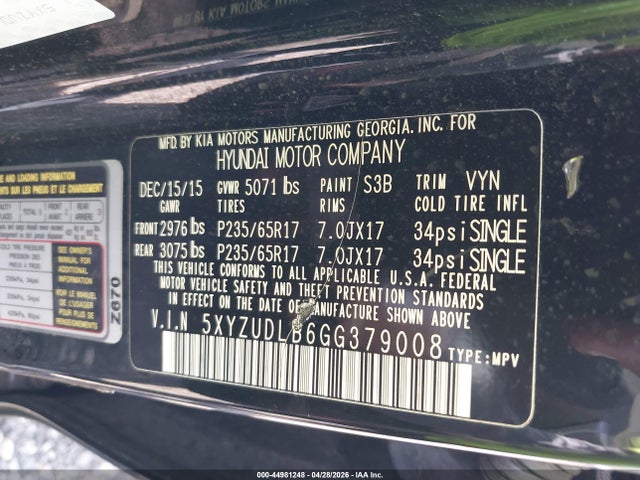 Hyundai SANTA FE 2.4l