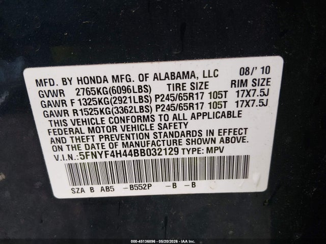 Honda Pilot Ex