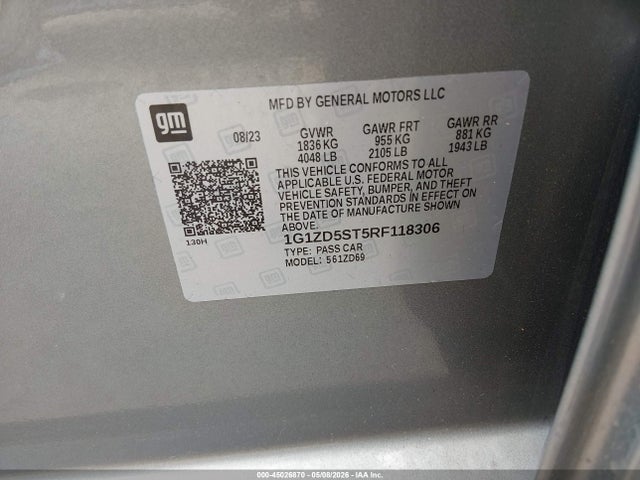 Chevrolet Malibu Fwd 1lt