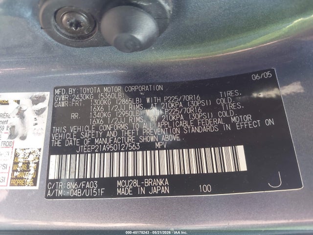 Toyota Highlander V6