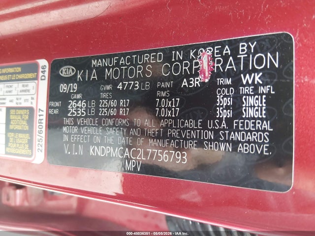 Kia Sportage Lx