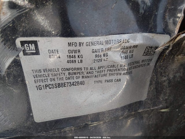 Chevrolet Cruze 1lt Auto