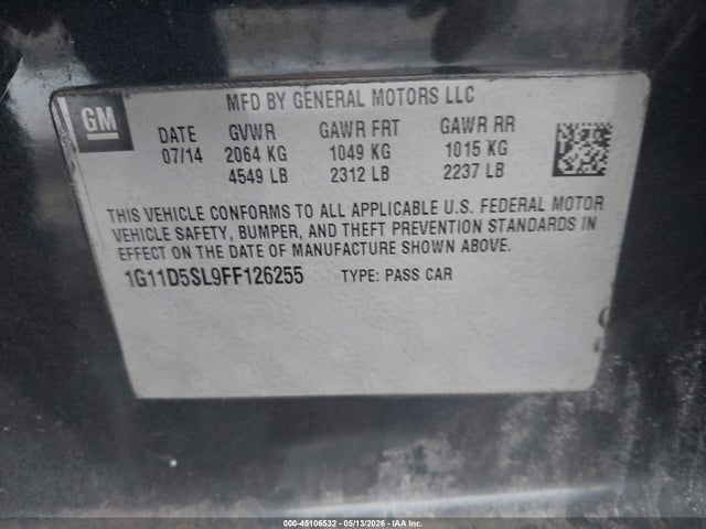 Chevrolet Malibu 2lt